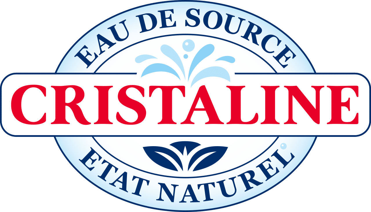 Logo de Cristaline marque d'eau de source et partenaire industriel de MSI Services